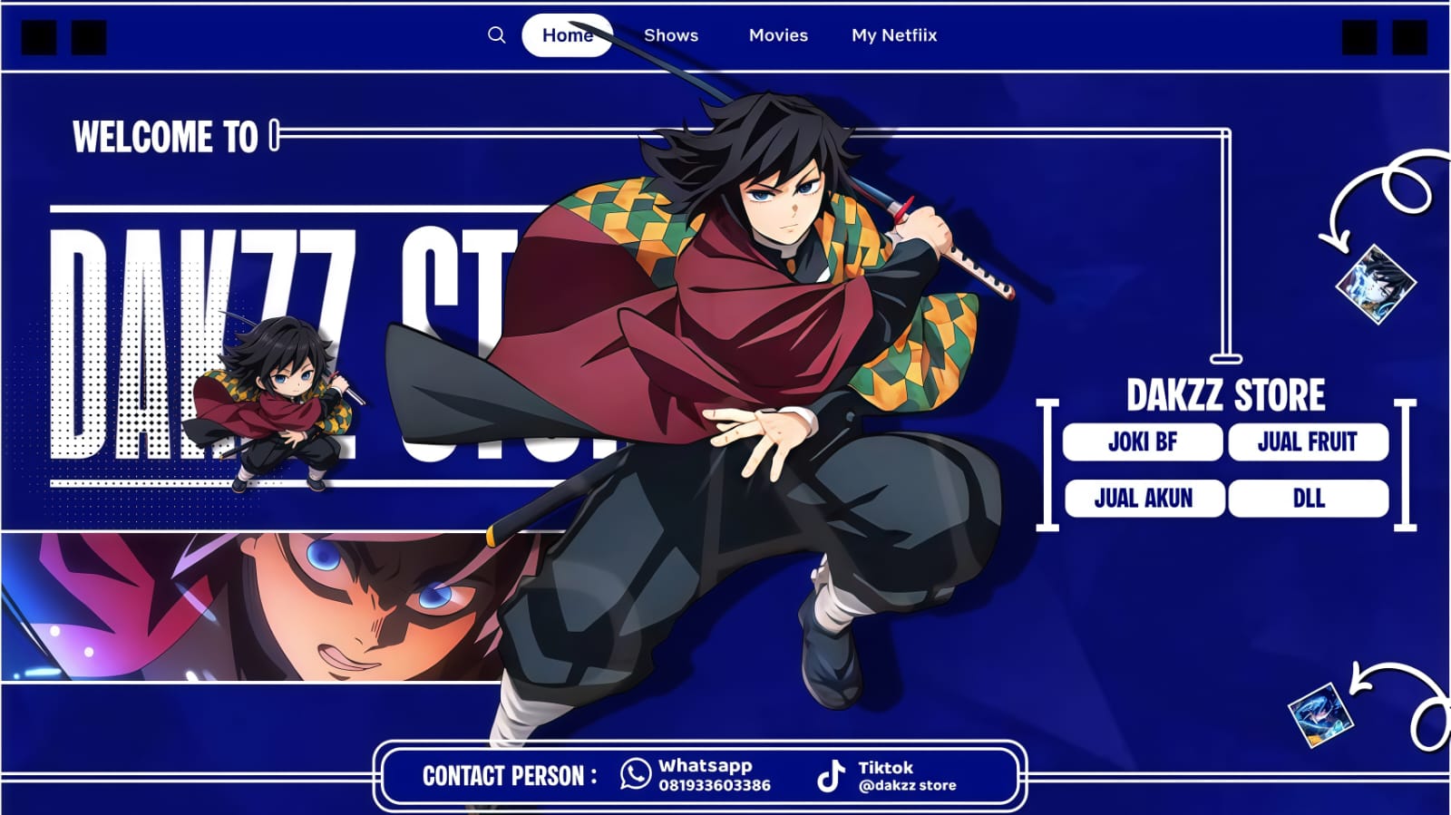 DakzzStore Banner